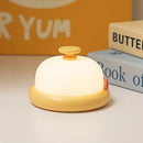Axyaa Cute Silicone Kids Night Light Portable Baby Feeding Lamp Warm Light