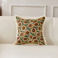 Axyaa Retro Cotton & Linen Throw Pillowcase 45x45 - Yarn-Dyed Jacquard Cover
