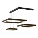 Axyaa Smart Square Up and Down Lighting Chandelier for Modern Minimalist Living Room