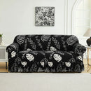 Axyaa Flower Printed Elastic Sofa Cover - Furniture Protector for Living Room