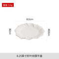 Axyaa Ceramic Dessert Bowl and Salad Plate Set