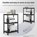 Axyaa Printer Stand Rack Vertical Cabinet Shelf for Kitchen Microwave Audio Video Media