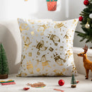 Axyaa Christmas Embroidered Pillowcase Sofa Cushion Cover 45x45cm Home Decor
