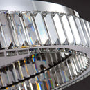 Axyaa Round Crystal Ceiling Lamp for Luxury Modern Living Room and Bedroom