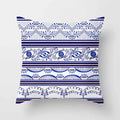 Axyaa Blue Mandala Pattern Pillow Case 45*45cm
