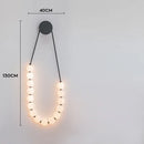 Axyaa Nordic Art Line White Bubble Suspension Pendant Lighting