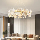 Axyaa Luxury Art Ceramics LED Chandeliers for Modern Decor
