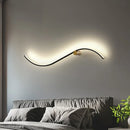 Axya Curved Line LED Wall Sconce for Bedroom Stairs Living Room