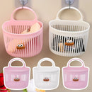Axyaa Kitchen Hanging Storage Basket - Cute Cartoon Sausage Mouth Organizer