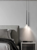 Axyaa Nordic Bedroom Long Line Chandelier - Modern Minimalist Luxury Lighting
