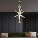 Axyaa Nordic Luxury Art Glass Chandelier for Home Decor Lighting