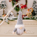 Axyaa Gnomes Plush Dolls Forest Old Man Ornaments Knitted hat Christmas Tree Hanging