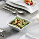 Axyaa Flora 26-Piece Marble Gray Porcelain Tableware Set for 6