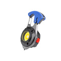 Axyaa Mini COB Keychain Flashlight with Screwdriver & Hammer - 7 Modes