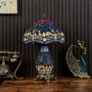 Axyaa Tiffany Table Lamp with LED Stained Glass Desk Lights