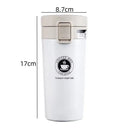 Axyaa Stainless Steel Bounce Vacuum Coffee Cup - Double Layer Tea Mug