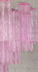 Axyaa Murano Glass Tube Chandelier Shade - Handcrafted Modern Lighting Decor