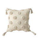 Axyaa Floral Pillow Case: Light Luxury Embroidered Cushion Cover, 45x45cm