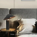 Axyaa Black Mushroom Lamp: Modern Minimalist Nordic Bedside Table Light