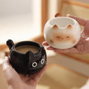 Axyaa Siamese Cat Ceramic Mug - Creative Coffee Cup for Home & Office
