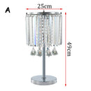 Axyaa Crystal Table Lamp: Modern Luxury LED Lighting Fixture