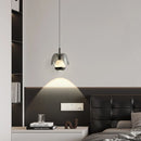 Axyaa Black Gold LED Pendant Light for Bedrooms & Living Rooms