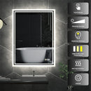 Axyaa Backlit LED Bathroom Mirror | Dimmable | Demist | Wall Mounted | Rectangle