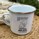 Axyaa Enamel Mug - Funny 11oz Lover Coffee Cup - Couples Gift Home Tea Cup