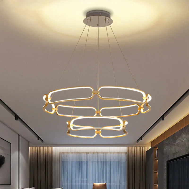 Axya Modern LED Pendant Chandelier for Home Decoration