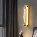 Axyaa Modern Crystal Wall Lamp - LED Indoor Lighting for Home Decor
