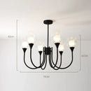 Axyaa Retro Industrial Pendant Light for Home Dining Room Bedroom Ceiling Lighting
