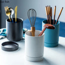 Axya Ceramic Chopstick Holder Spoon Storage Tube