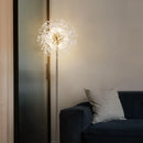 Axyaa Nordic Crystal Dandelion Floor Lamp for Living Room, Bedroom, and Shop