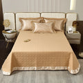 Axyaa Cotton Quilted Bed Cover Set - Single & Double Bed Cover - Thick & Pure Cotton