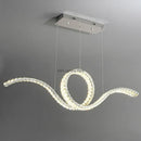 Axyaa Luxury Crystal Chandelier: High-End Dimmable Pendant Lamp