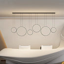 Axyaa Pendant Lights: Modern LED Chandelier for Dining Room & Home Decor