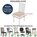 Axyaa Stretch Jacquard Dining Chair Covers: Durable Seat Slipcovers & Protector