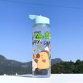 Axyaa Cute Animal Print Water Bottle - Lightweight Leakproof Thermos for School, Travel
