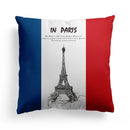 Axyaa European Beige Flag Pillow Cover - 45x45, British Style, Mediterranean Influence