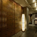 Axyaa Classic Bamboo Weave Floor Lamp LED Fixture