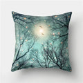 Axyaa Sky Landscape Print Polyester Pillowcase for Home Decor