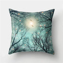 Axyaa Sky Landscape Print Polyester Pillowcase for Home Decor
