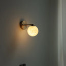 Axyaa Modern Nordic White Ball Wall Light - Living Room Bedside Lamp