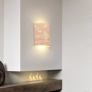 Axyaa Yellow Travertine Wall Lamp LED Sconces Living Room Decor