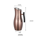 Axya 304 Stainless Steel Golden Freeze Kettle for Cold Drinks