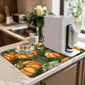 Axyaa Halloween Head Kitchen Absorbent Mat - Antiskid & Quick Dry Dish Drying Mat