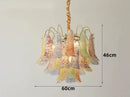 Axyaa Colorful Glass Ceiling Chandelier for Kitchen Dining Living Room