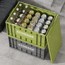 Axyaa Foldable Plastic Storage Box for Outdoor Tools, Camping Gear, Clothes & Toys