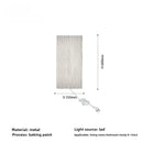 Axyaa Square LED Wall Sconce Light for Minimalist Home Decor
