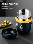 Axyaa Stainless Steel Vacuum Insulated Bento Box - Two-Layer Ultra Long Insulation